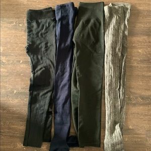 4 pairs of leggings